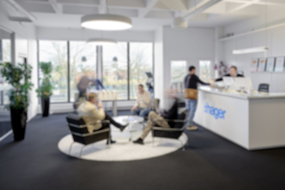 Reception på Hagerkontoret i Mölndal