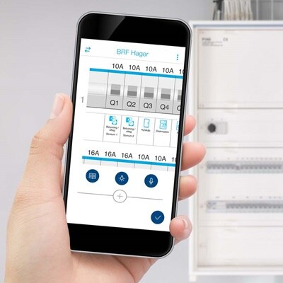 Hager Ready, konfiguration med etiketter