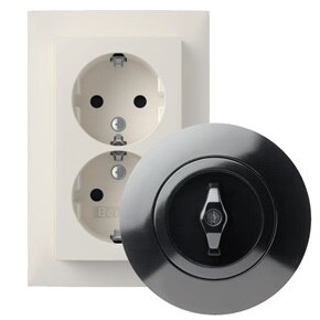 Vägguttag S1 och Strömställare 1930