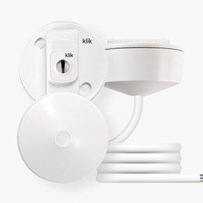 Hager Klik 4 Pin Ceiling Roses