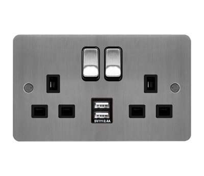 Black nicker switches with wide rockers