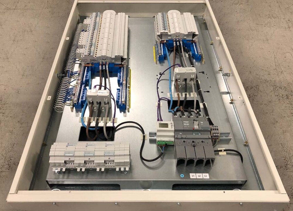 Hager power and lighting board