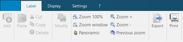hagercad label print option
