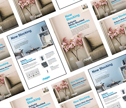 Sollysta white moulded