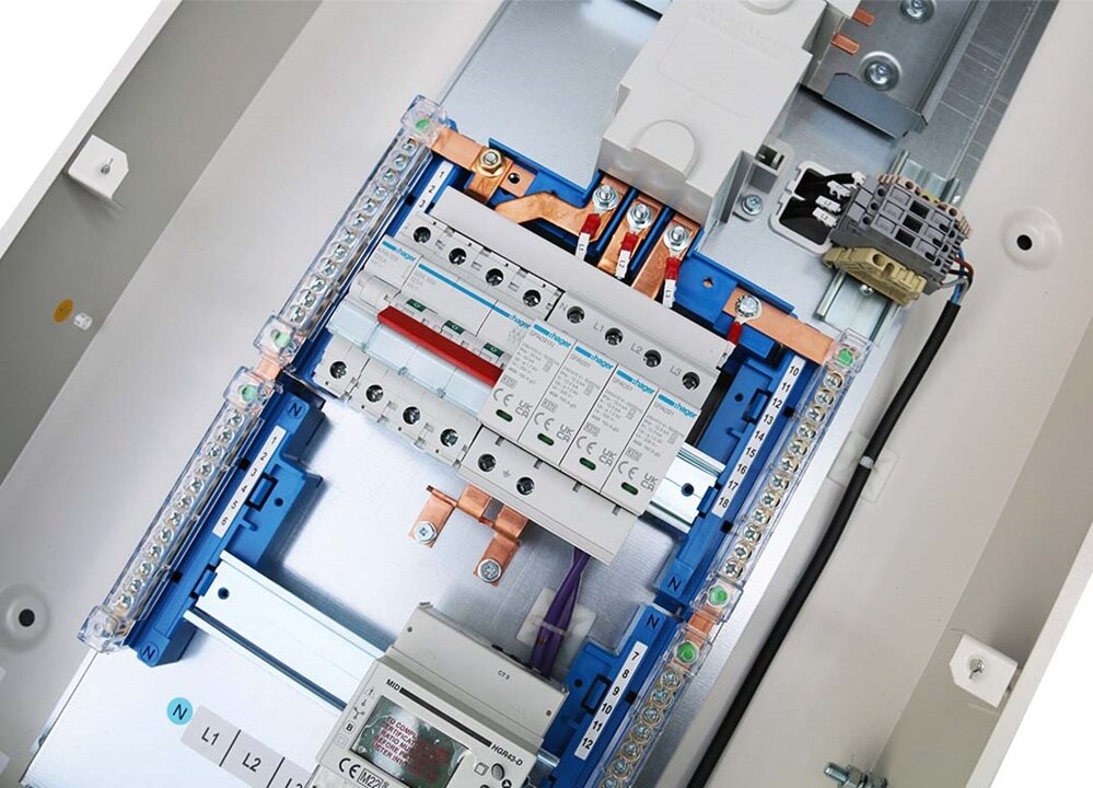 Power and Lighting Board Hager UK