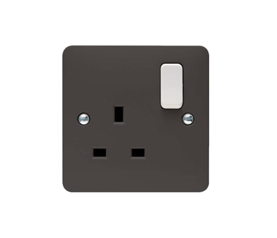 Single grey socket