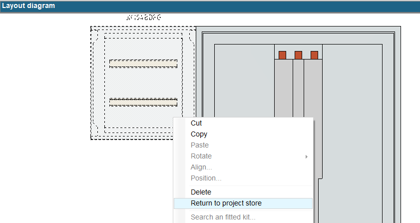 hagercad return product to project store