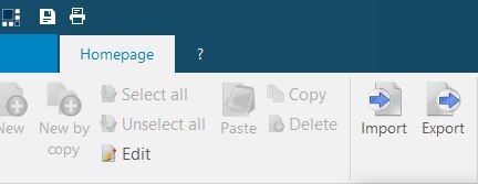 hagercad exporting user information option
