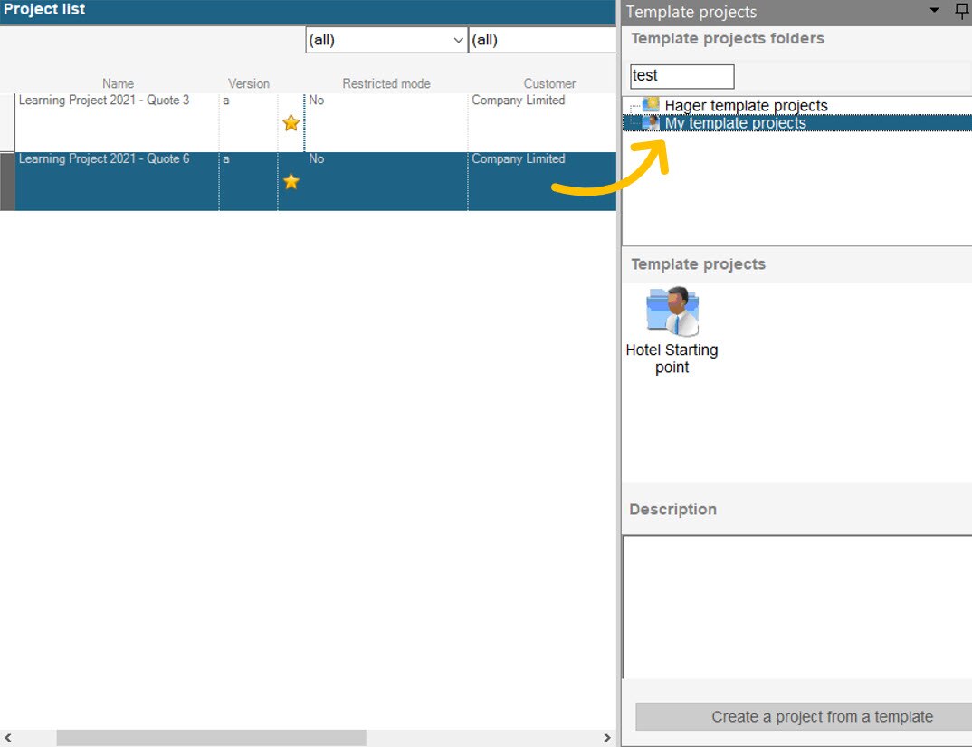 hagercad creating a template project