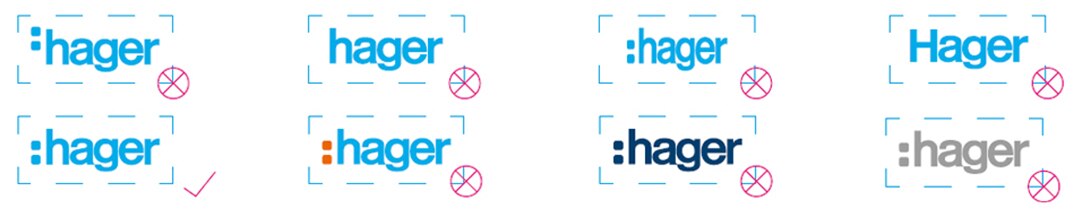 How not to use the Hager logo